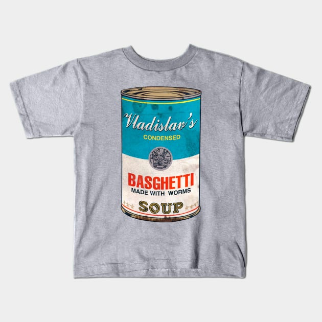 Vladislav's Basghetti Kids T-Shirt by madaramason